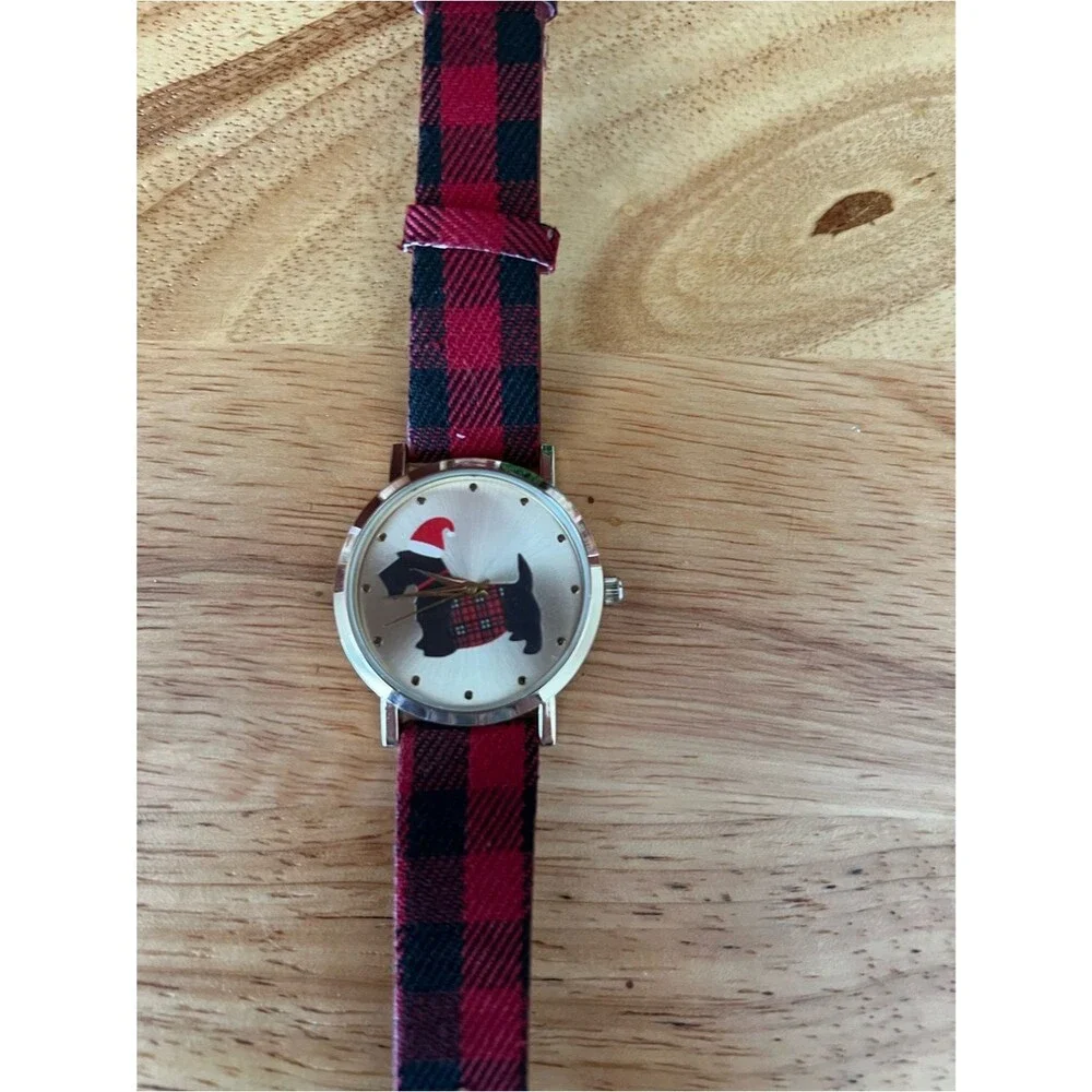 Festive Scottish Terrier Watch